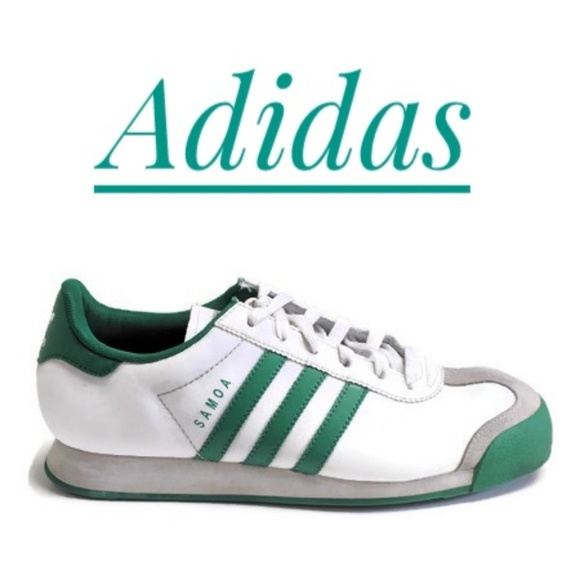 adidas sneakers green and white